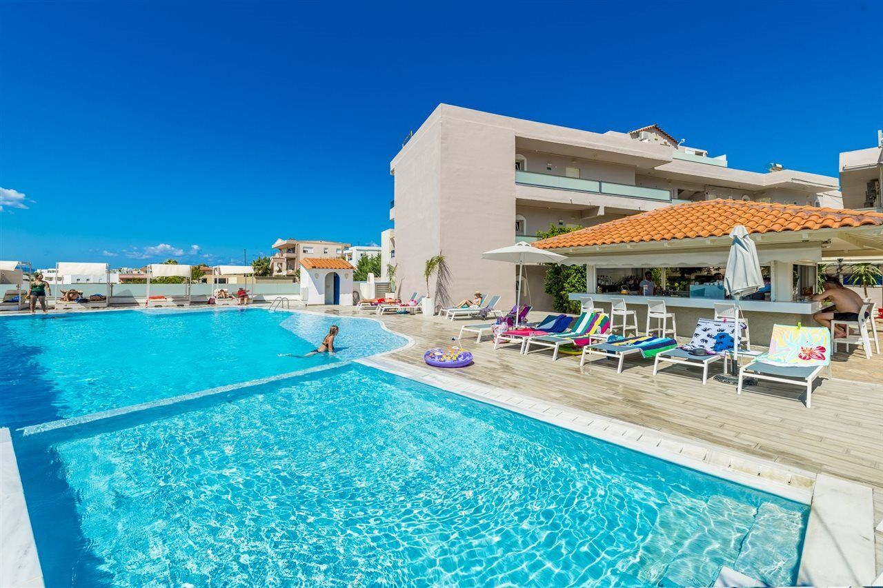 Apollo Apartments Paralia Kourna Exterior photo